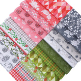 CraftsFabrics Rose Garden 40Pcs Charm Pack 100% Cotton 5″x5″ Pre-Cut Fabric for Quilting, Sewing, Arts & Crafts, Patchwork